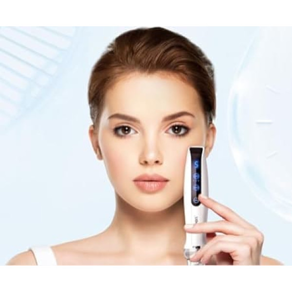 Bio Pen Q2 - 4-in-1 Beauty Tool with Microneedling (2×25 Pins), EMS & LED, Touchscreen, Sensor Base, Wireless Skincare Kit
