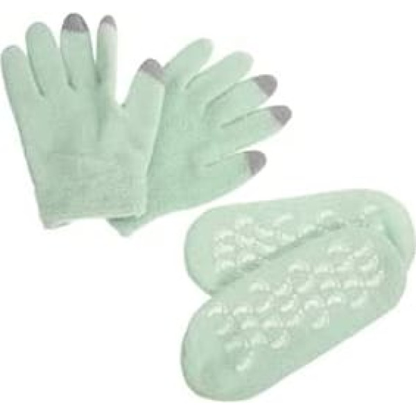 Ipetboom Moisturising Gel Hand Masks and Foot Masks Breathable Soft Moisturising Gloves and Gel Socks for Dry Cracked Skin Nourishing and Regenerating Suitable for