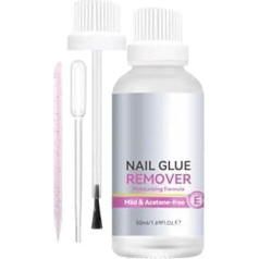 Nagelkleber Entferner - 50ml, Einfach Und Schnell, Erweichend Und Sanft - Für Gelnägel Falsche Nägel - Für Frauen Mädchen Freundin Ehefrau Tochter Schwester