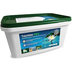 Teichklar Pro 3.1 kg I Algae Free Pond & Pool in a few days without phosphate I Against Thread Algae Lubricant Algae Floating Algae I Algae Killer Pool & Pond I Algae Prevention