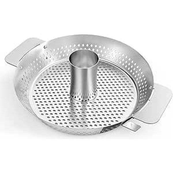 only fire Chicken Roaster, Chicken Holder with Removable Chicken Insert for Weber Gourmet Barbeque System