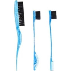 3-teiliges Make-up-Pinsel-Set mit zwei Enden für Augenbrauen, Wimpern und Haar-Styling, Mehrzweck-Schönheitswerkzeuge, Augenbrauenpflege und Wimpernkamm