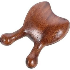 PACKOVE Natural Wooden Nose Massager Multifunctional with Smooth Surface for Acupuncture Face Massage Promotes Better Skin Care Absorption Suitable for Scalp Face Massage Prakt