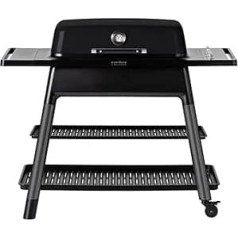 everdure by heston blumenthal FURNACE Designer Gas Grill with 3 High Performance Gas Burners, Gas Grill Precise Controllable & Ready to Grill in 5 Minutes, Rustproof & Solid Aluminium Grill Lid