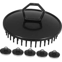 6stücke Teiliges Kopfhautmassagebürste Ergonomisches Design Sanften Peeling Haarwachstums Effektiver Shampoo-bürste Für Dandruff Und Fettige Kopfhaut