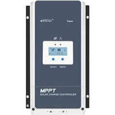 EPEVER 100A MPPT Solar Charge Controller 12V/24V/36V/48V with LCD Display, Open Circuit Voltage up to 150V for Sealed, Gel, Flooded and User-Tracer 10415AN