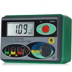 Digitales Erdungswiderstandsmessrät DY4100 (Megaohmmeter, 0–2000 Ohm) – Prüfrät for Elektriker