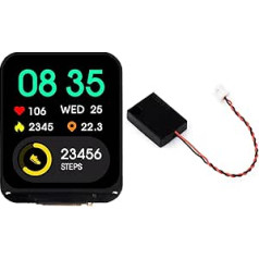 Waveshare ESP32-C6 1.69 Inch LCD Development Board, 240 x 280 Pixels, Supports Wi-Fi 6 / BLE 5, 160 MHz RISC-V Processor, AI Speech, ESP32 with Display, No Touch Function