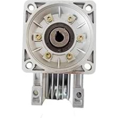 RV50 Reducer NMRV50 NMRV 50 050 Worm Gear 80 Input Square Flange 130 Servo 86 Stepper Motor Special (Size: 130 Square Flange, Colour: Ratio 10 to 1)