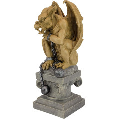 Design Toscano Ball and Chain Figurine Gothic Dungeon Gargoyle 15 x 7 x 38 cm
