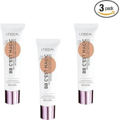 L'Oréal Paris BB Creme C'est Magic Complexion Optimiser 05 Medium to Dark Pack of 3 x 30 ml