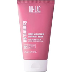 MULAC BB'BOUNCY Modelling Curl Cream with Cannabis Oil Sativa and Argan and Olive Oils, Nourishes and Protects, 150 ml
