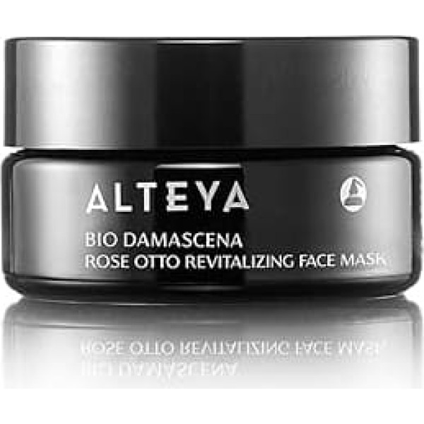 Alteya Organic Revitalisation Face Mask 50 ml - NaTRUE Certified Organic Face Mask with Organic Rose Oil, Ectoin and Bisabolol - Moisturises and Strengthens the Skin Barrier