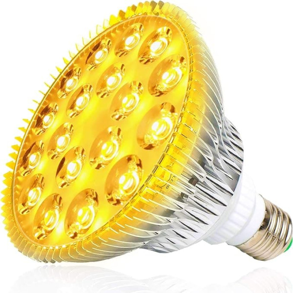 Milyn LED Plant Lamp, E27, 54 W, Sun-Like Full Spectrum Plant Lamp, Plant Light, LED Grow Lamp, Plant Light