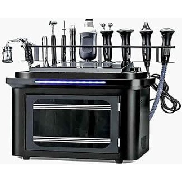 9-in-1 Hydro-Sauerstoff-Instrument für das Gesicht, Schaufel, feuchtigkeitsspendendes Spray, Instrument, Hydratation, Mitesserentfernung, Schönheitssalon