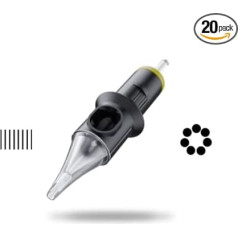 Cheyenne Tattoo Needle Modules Shader 0.30 Safety Cartridges Pack of 20 (7-Shader)