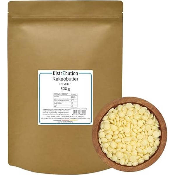 Cocoa Butter 500 g Food Grade Pastilles Cacao Butter
