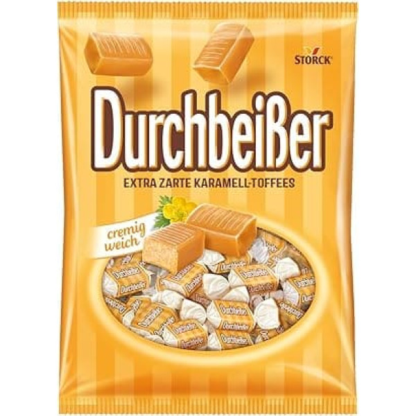 Biter - 1 x 425g - Caramel Toffees, Extra Delicate Caramel Sweets