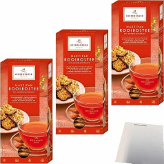 usy Bundle for Niederegger Marzipan Rooibo Tea Pack of 3 75 x 1.75 g (3 x 43.75 g Pack) + usy Block