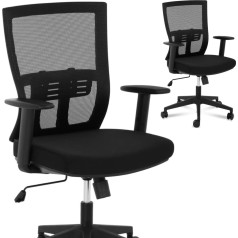 Frommstarck Ergonomisks biroja krēsls ar tīklveida atzveltni un jostasvietas balstu līdz 150 kg