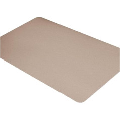 Rutschfeste Polyester-Fußmatte für den Innenbereich mit Gummi-Rückseite für Eingang, Bad und Wohnzimmer (D Braun)
