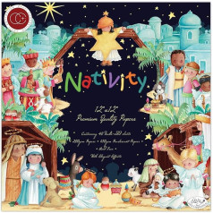 Craft Consortium Double-Sided Paper Pad 12 x 12 Inches 40/Pkg-Nativity