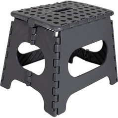 Super Strong Folding Step Stool - 11 Inch Sturdy Enough to Hold up to 300 lbs - Lightweight Folding Step Stool for Adults and Kids - Opens with a Flip Ideal for