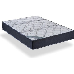 Dormio Super Viscoelastic Mattress 90 x 190 cm, Black, Medium, Viscoelastic Foam, Memory Foam, Polyester Blend, Hypoallergenic, Euro Top, Single