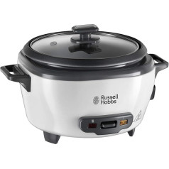 Russell Hobbs [UK Version] 27030 Medium Rice Cooker, Metal, White