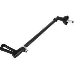 CLISPEED Pushchair Push Handle Replacement Handle Push Bar with Quick Release Ergonomic Handle Black Pram Accessories