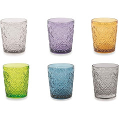 Villa d'Este Home Tivoli - Set of 6 Marrakesh Water Glasses Colourful Glass 5905223