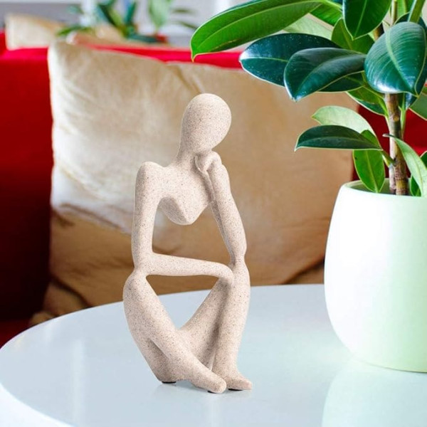 Resin Character Figures Thinker People Abstract Ornament Sculpture European Desk Home Statue Decoration (51408)