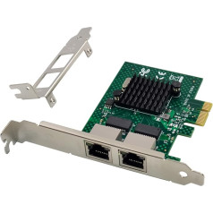 Dual Port PCIe Gigabit Ethernet Server Adapter with NetXtreme Chipset BCM5720-2P PCI Express 1000M Network LAN Card for Windows Sever Linux Ubuntu VMware
