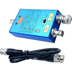 T100 Oszilloskop-Differentialsonde 1X/10X/100X Verstärkung, 10MHz Bandbreite, USB-C wiederaufladbar für schwache Signalverstärkung, kompatibel mit BNC-Eingang