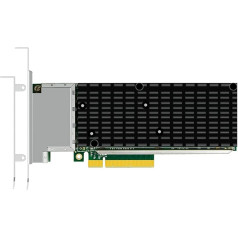 GLOTRENDS ST7223 4-Port 10Gb RJ45 Ethernet Netzwerkkarte mit Intel X710 Controller, PCIE 3.0 X8 Schnittstelle, Unterstützt Windows 11/10/Windows Server/Linux/ESX/VMware ESXi(Unterstützt Nicht Mac OS)