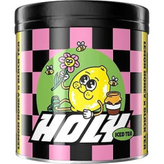 HOLY Iced Tea Lemon Honey x Black Tea, 50 Servings with Antioxidants and Superfoods, Sugar-Free Iced Tea with Relax Formula, Vegan with 100% Natural Fruit Flavours