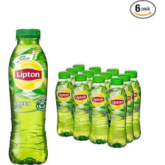 Lipton Original Ice Tea Green een Heerlijk Verfrissende ijsthee – 12 Bottles – 500 ml – Voordeelverpakking