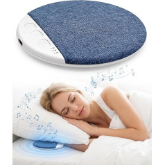 MOXTOYU Pillow Speaker Bluetooth, Portable Pillow Speaker with BT 5.4, White Noise & Timer, 10 Hours Battery Life, Wireless Sleep Aid for Deep Sleepers, Side Sleepers