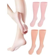Moisturising Silicone Socks for Pedicure & Manicure - Soft Heel Socks with Elastic Spa Gel Beauty Socks
