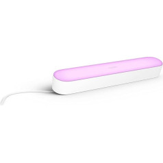 Philips Hue White and Colour Ambiance Play Light Bar Double Pack Including Hue Bridge, Dimmable, Up to 16 Million Colours Controlled via App, Compatible with Amazon