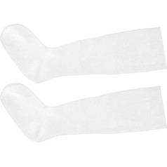 NUOBESTY Kniehohe Feuchtigkeitssocken für Damen und Herren, lange SEBS Gel-Socken mit rutschfestem Bündchen, atmungsaktive Fußpflegesocken für trockene, rissige Fersen bei Nacht