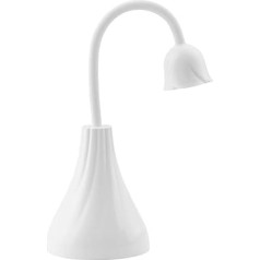 HOMSFOU Nagel Schönheitslampe Weiß aus Abs mit Ergonomischem Design und Augenschutz 1 Stück Nageltrockner für Professionelle Nagelstudios und Selbstgemacht Zuhause