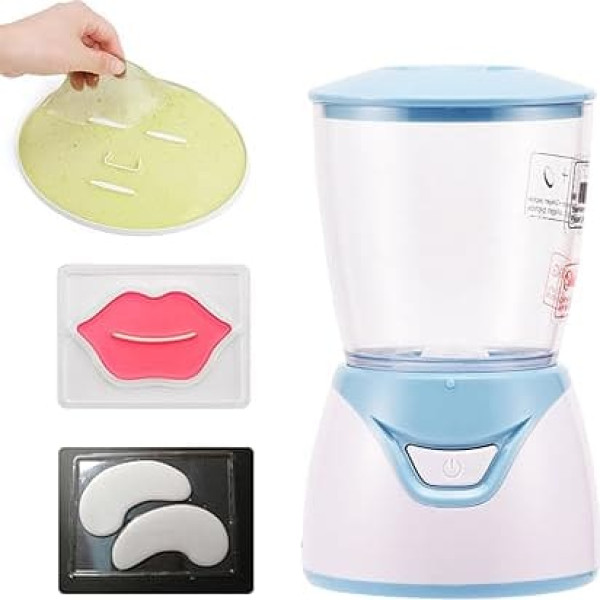Gesichtsmasken-Maschine, DIY-Gesichtsmasken-Maker für Schönheits-Gesichts-SPA, Werkzeugmaschine mit ganzem Set von Lippen-Augen-Formen