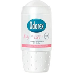 Odorex Women's Roll-On Deodorant, Sensitive Care, Nourishes Sensitive Skin, 50 ml, Pack of 6