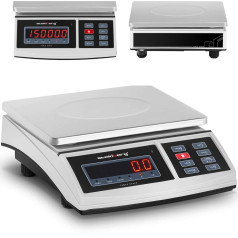 Pasta svaru platforma 21 x 27cm akumulators + barošanas avots 15kg / 0,5g