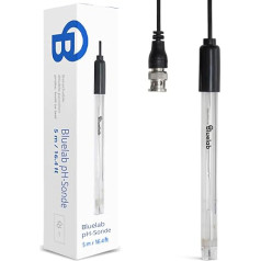 Bluelab PROBPH pH Probe Water Replacement Electrode for Meter, Monitor and Controller with Easy Calibration Tool for Hydroponic System and Indoor Plants