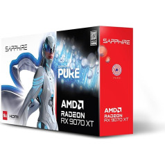Sapphire Pure Radeon RX 9070 XT AMD 16 GB GDDR6 graphics card 16.384 MB SAPPHIRE PURE OC GBGraphics category: Gaming High-End Graphics family: Model: RADEON Graphics memory Size: Interface
