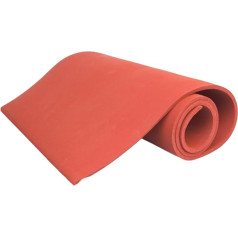 Red Silicone Foam Panels, Silicone Mat Sponge Plates, High Temperature Resistance, 500 x 500 mm, Thickness 20-30 mm, 25 mm