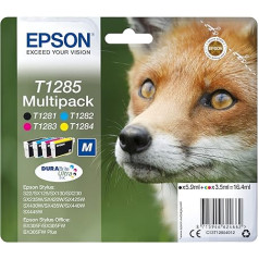 Epson C13T12854022 Original Ink Cartridges Pack of 4 Black/Cyan/Magenta/Yellow