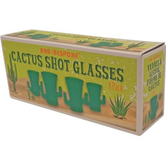Cactus Shot Glasses - Set of 4